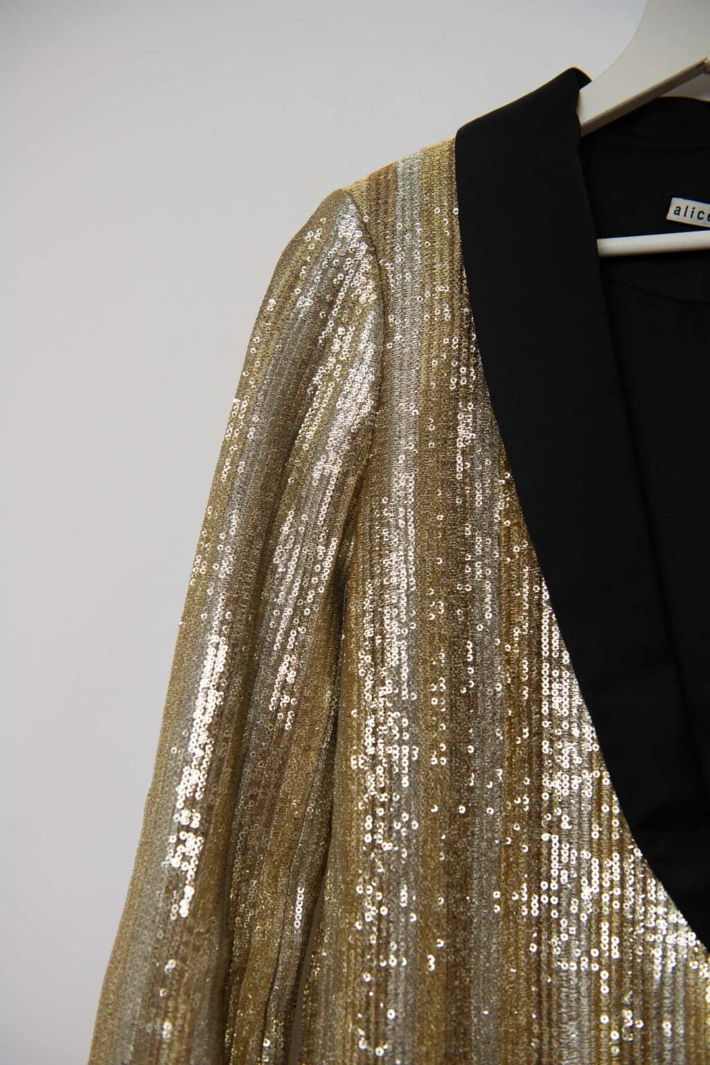 Alice+Olivia Sequin Blazer - Gr. XS