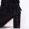 Aquazzura Woodstock Fringe Suede Stiefeletten - Gr. 39.5