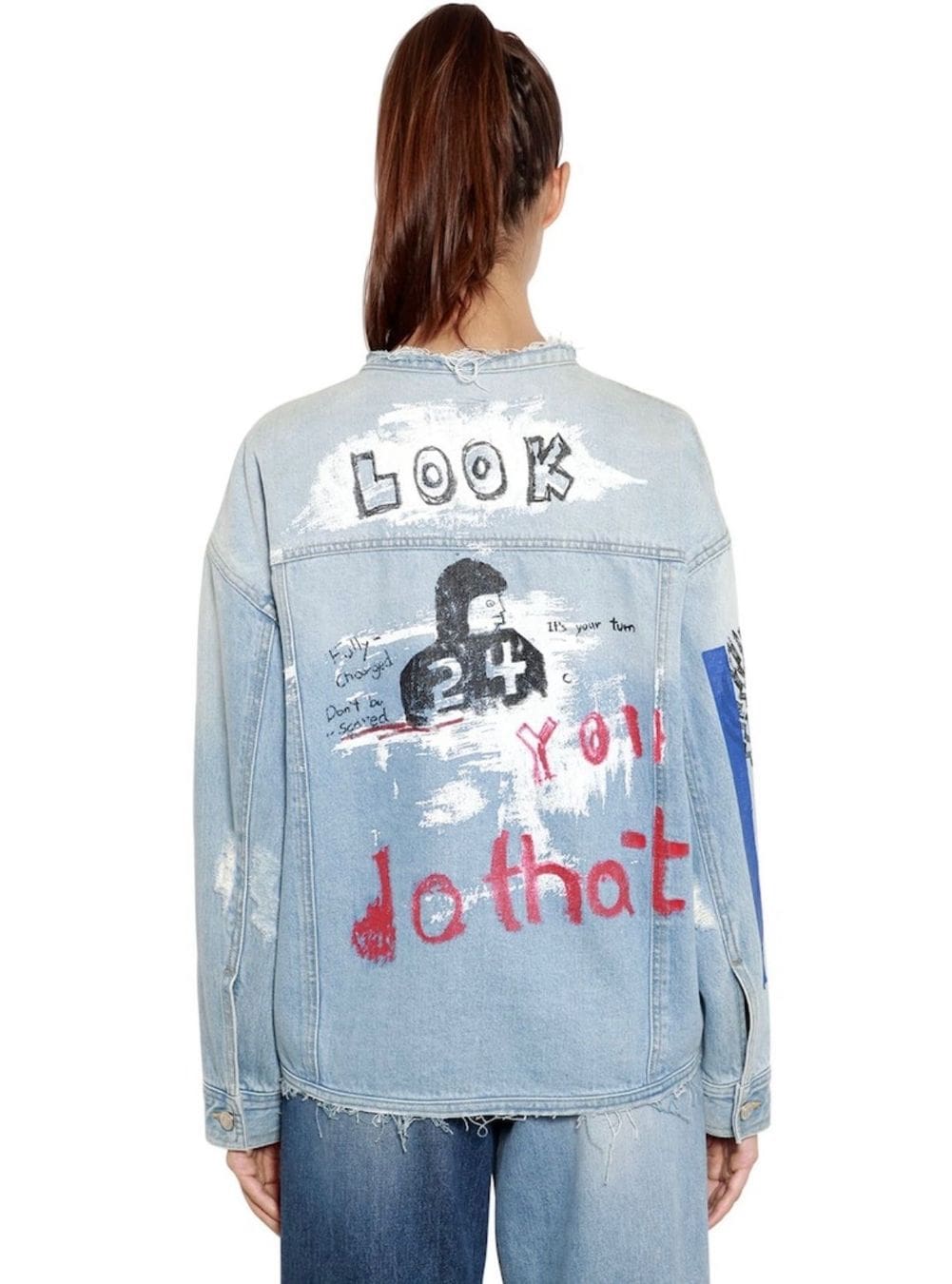 SJYP oversized Jeans Jacke