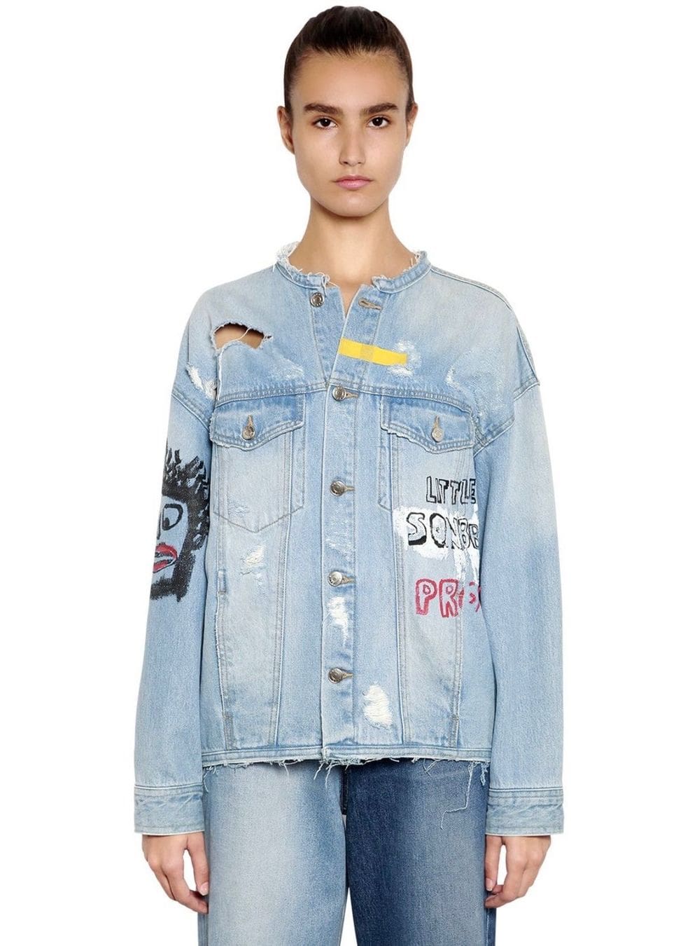 SJYP oversized Jeans Jacke