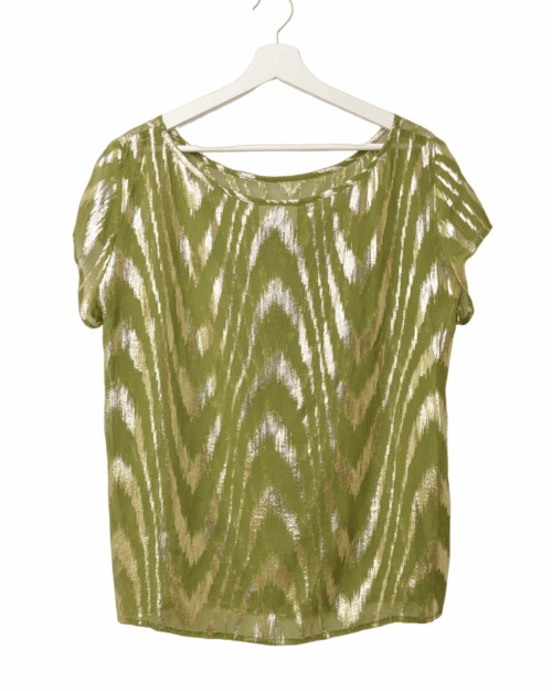 Ganni Sophisticated Oversize Silk Top - Gr. XS