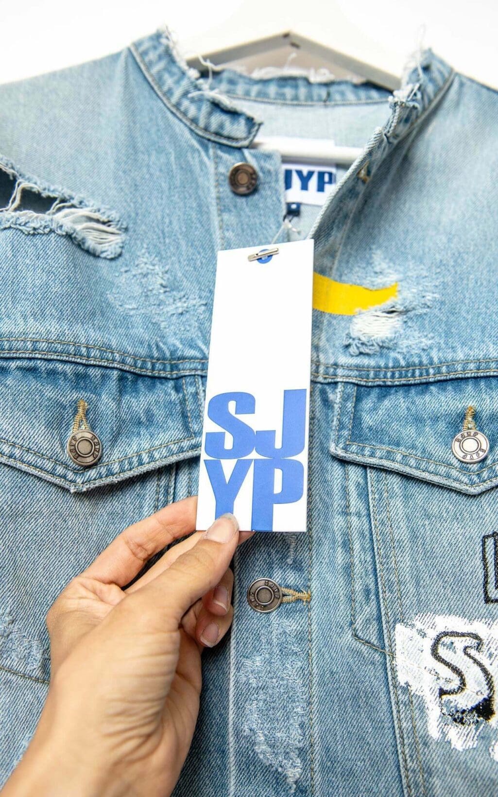 SJYP oversized Jeans Jacke