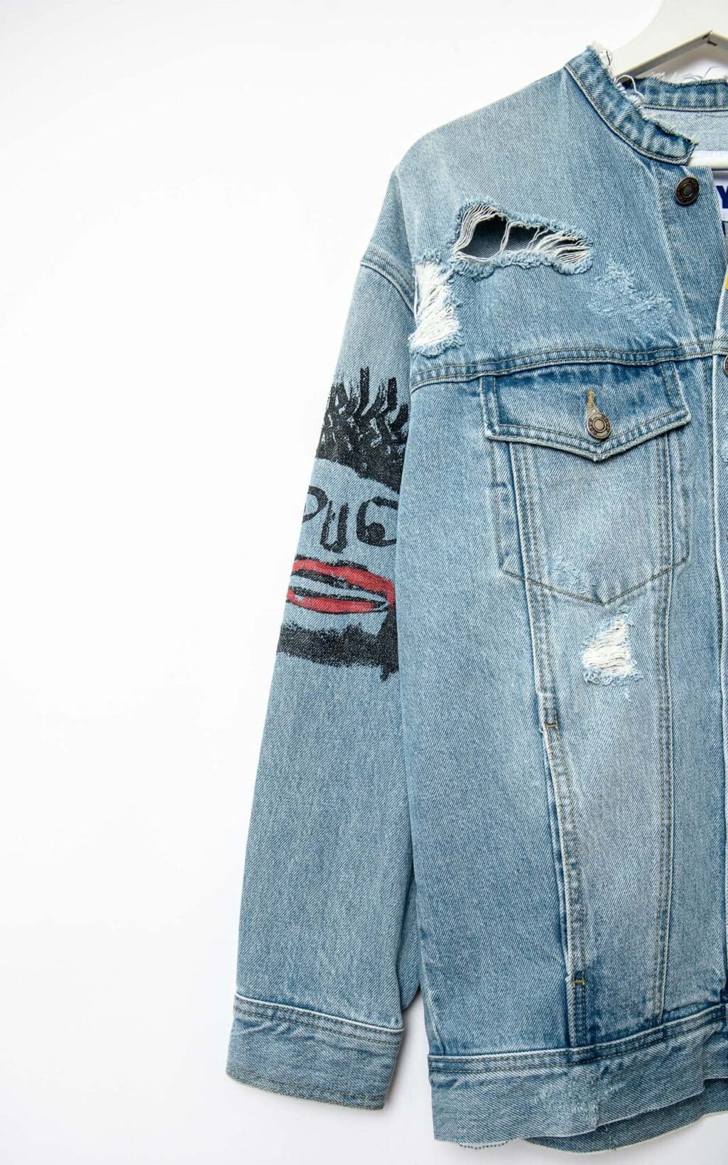 SJYP oversized Jeans Jacke