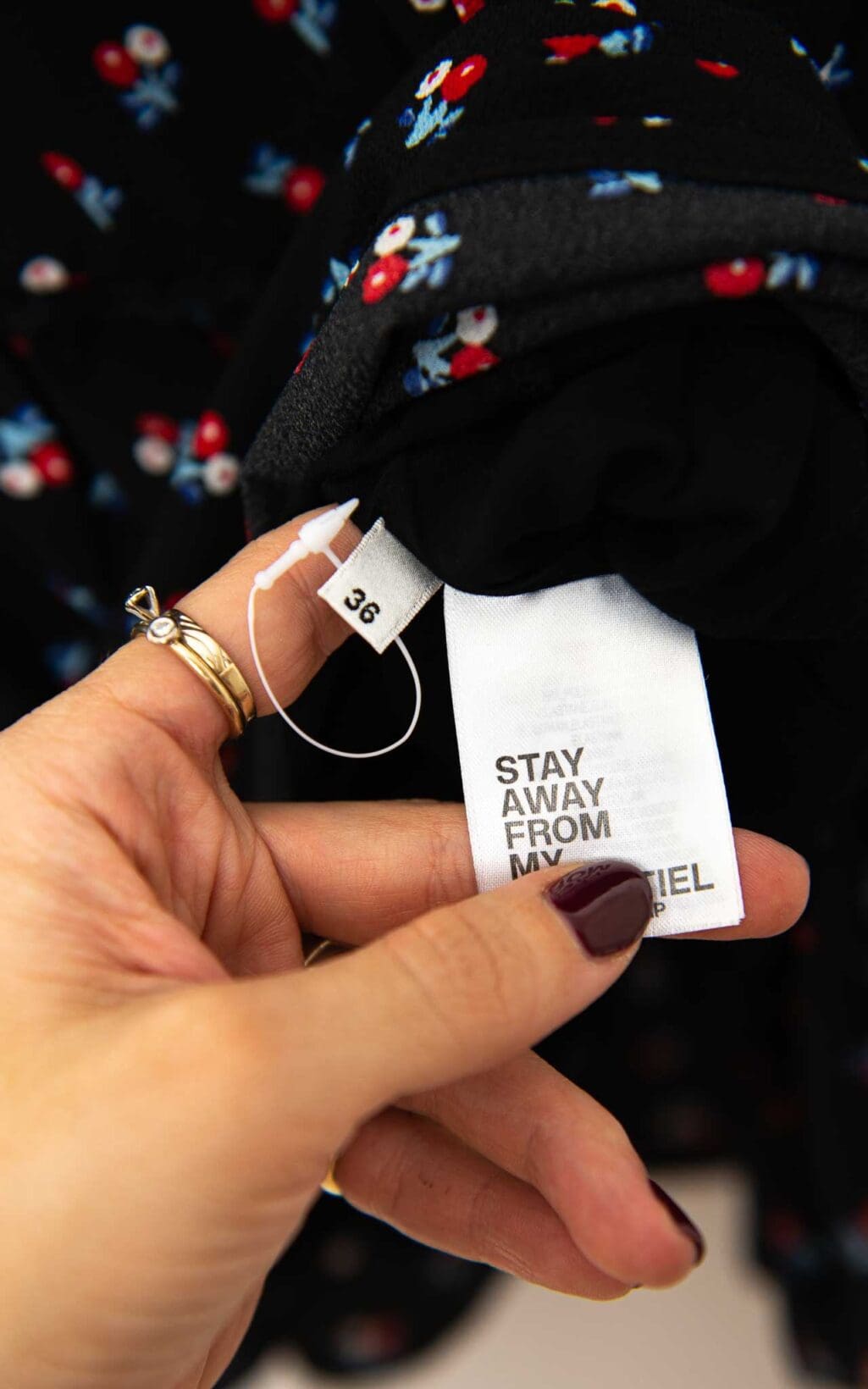 Essentiel Antwerp Flared Floral Collar Dress - Gr. 36