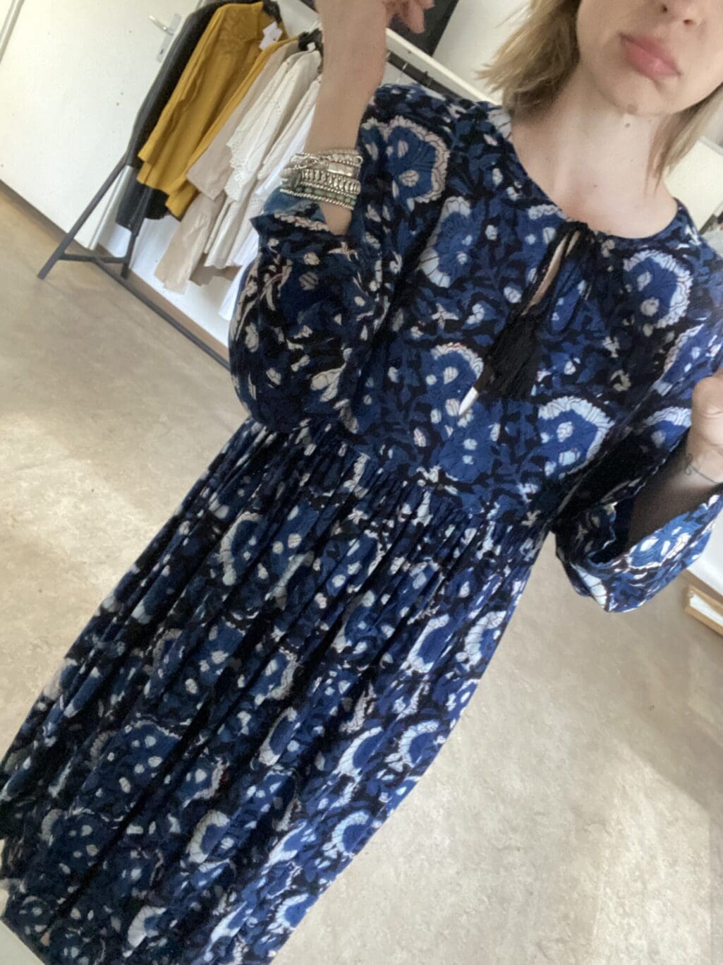 Antik Batik Kleid - Gr. 38