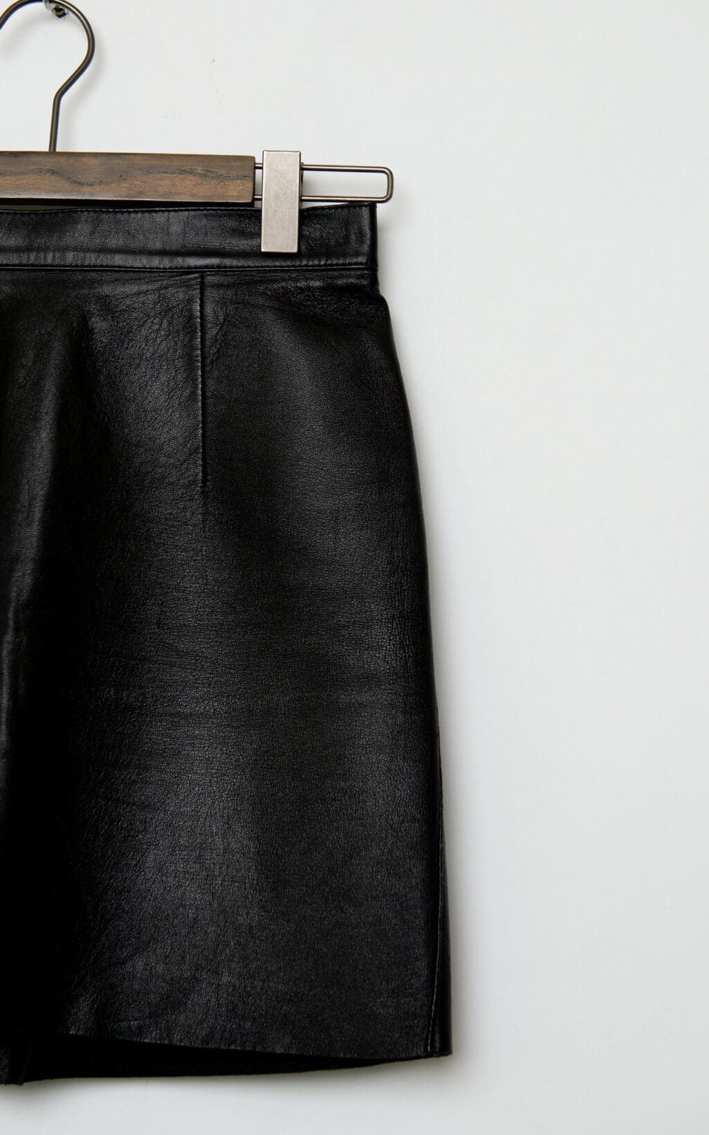 American Apparel Leder Jupe - Gr. S