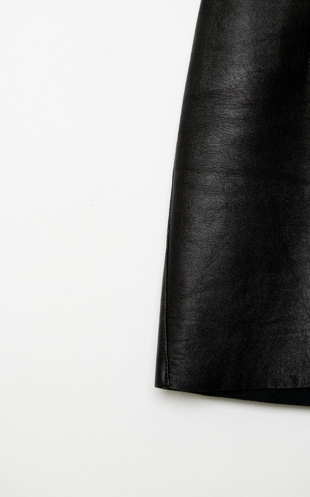 American Apparel Leder Jupe - Gr. S
