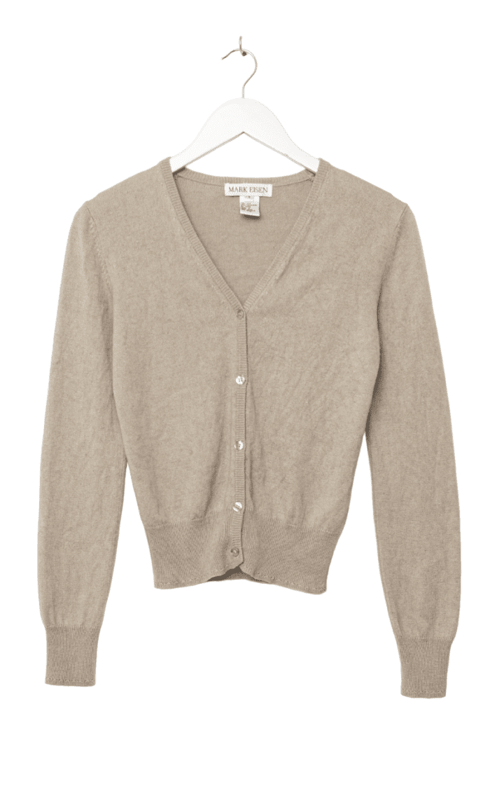 Mark Eisen Seiden-Cashmere Cardigan - Gr. S