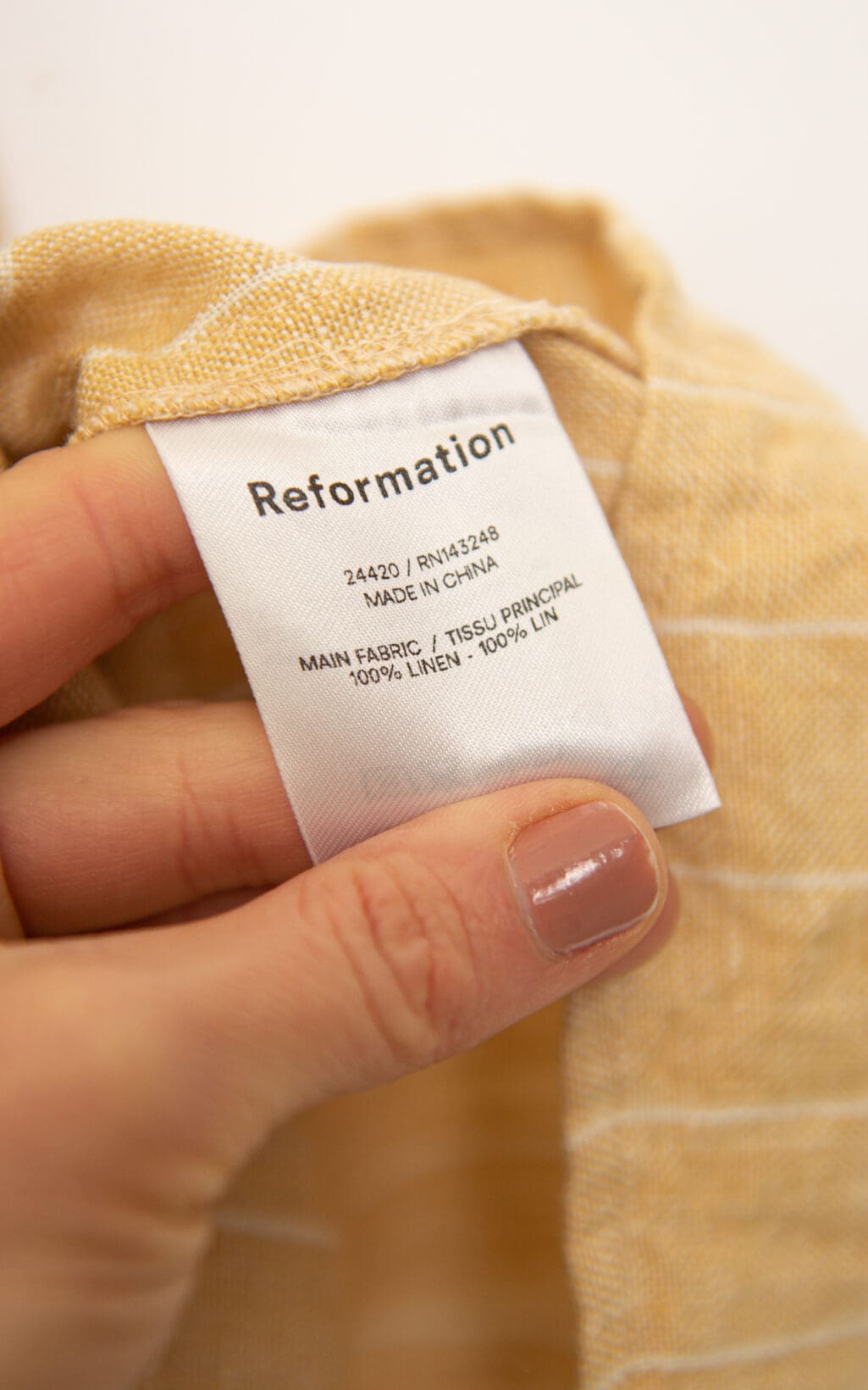 Reformation Miso Leinenkleid - Gr. 2