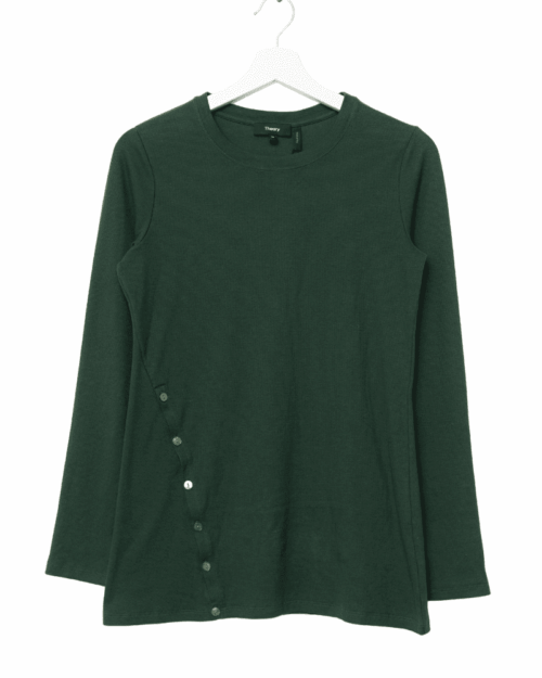 THEORY Button Front Tee - Gr. M