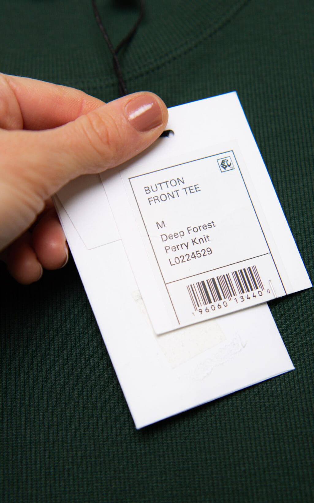 THEORY Button Front Tee - Gr. M