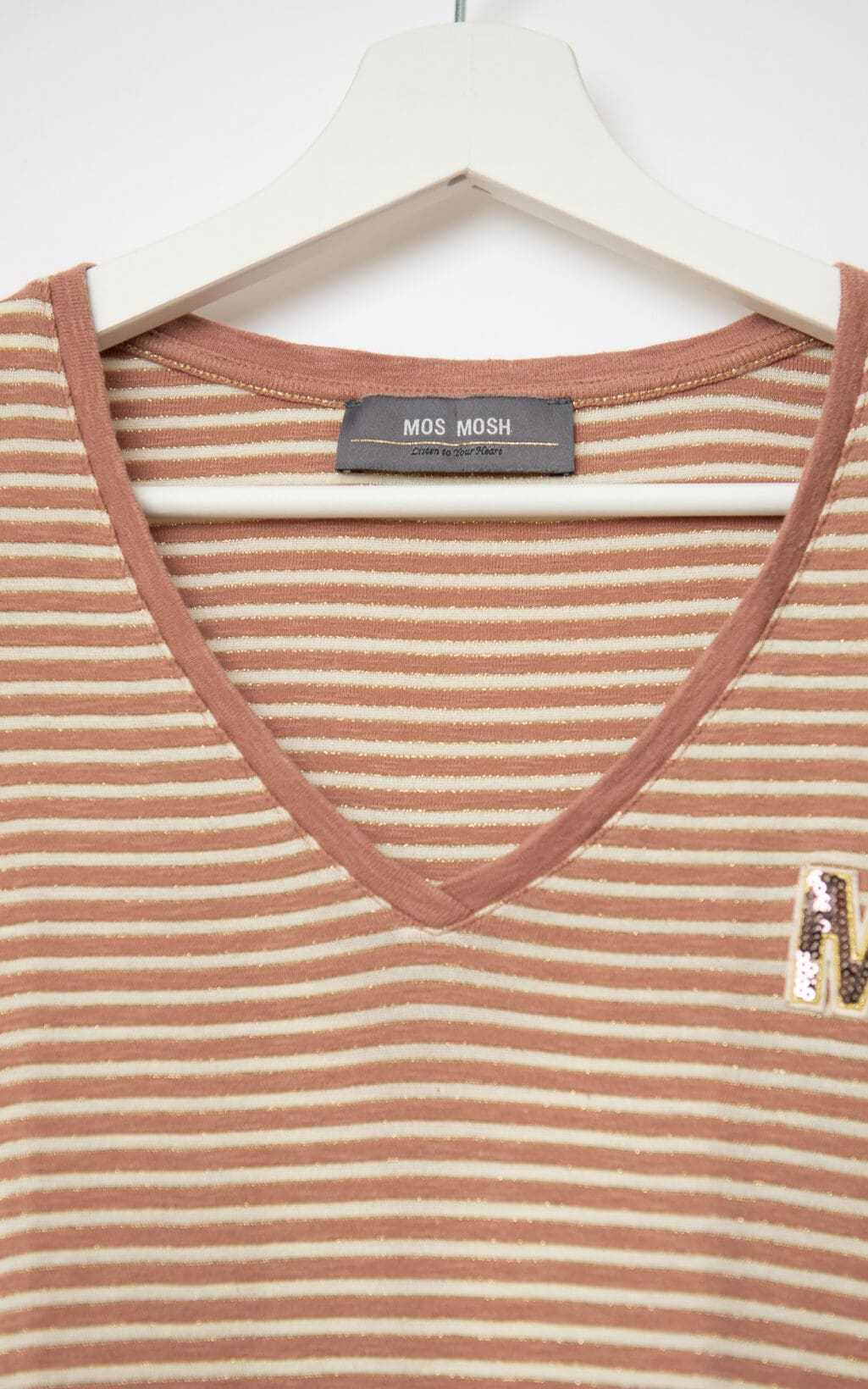 Mos Mosh Alisha V-Neck Shirt - Gr. XS