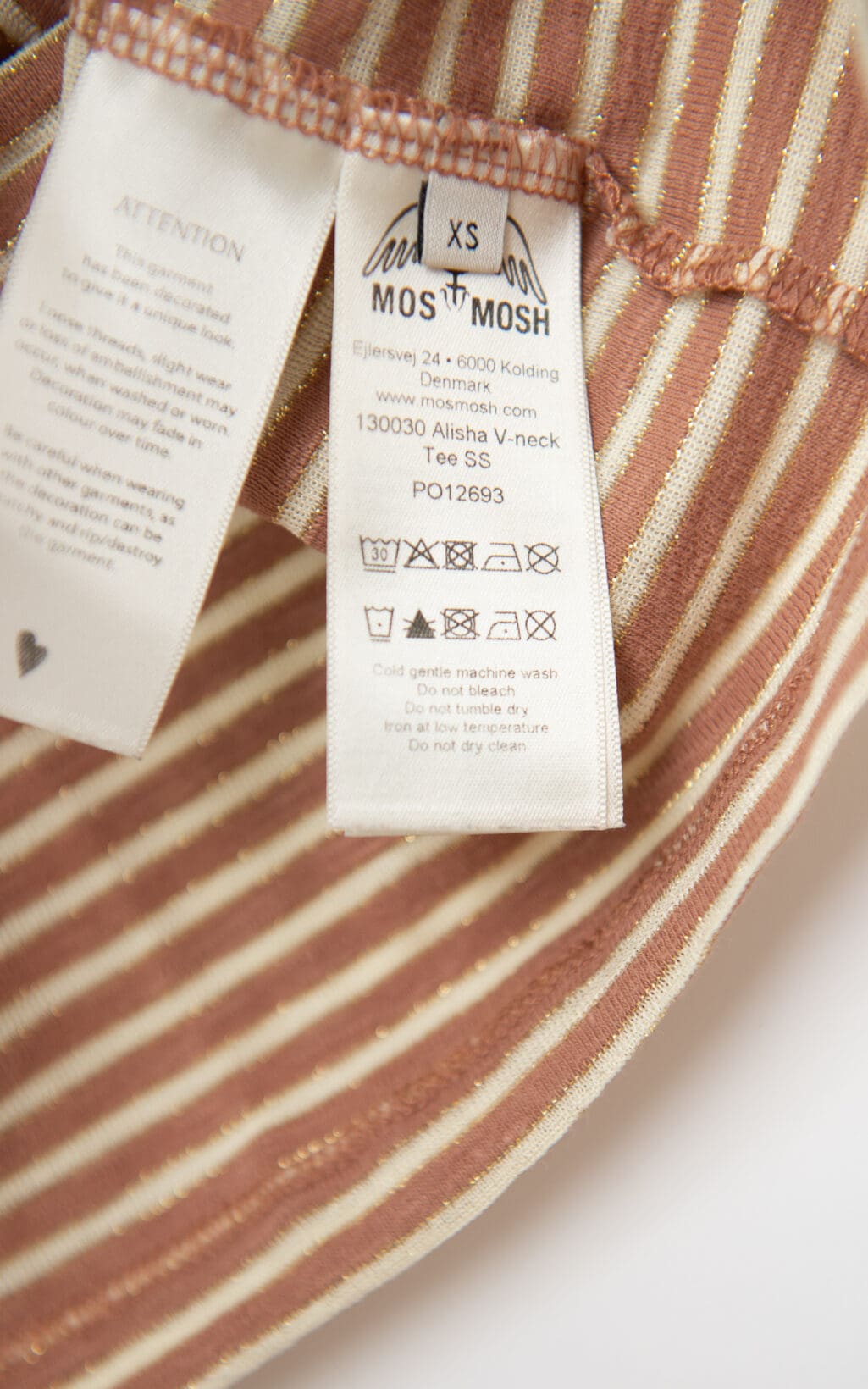 Mos Mosh Alisha V-Neck Shirt - Gr. XS