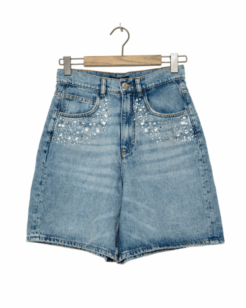 MAJE Kurzehose Jeans-8-Photoroom.png-Photoroom MAJE Jeans Shorts - Gr. 38