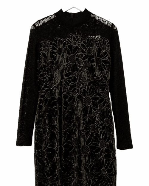 SANDRO Kleid Majen Noir - Gr. 38