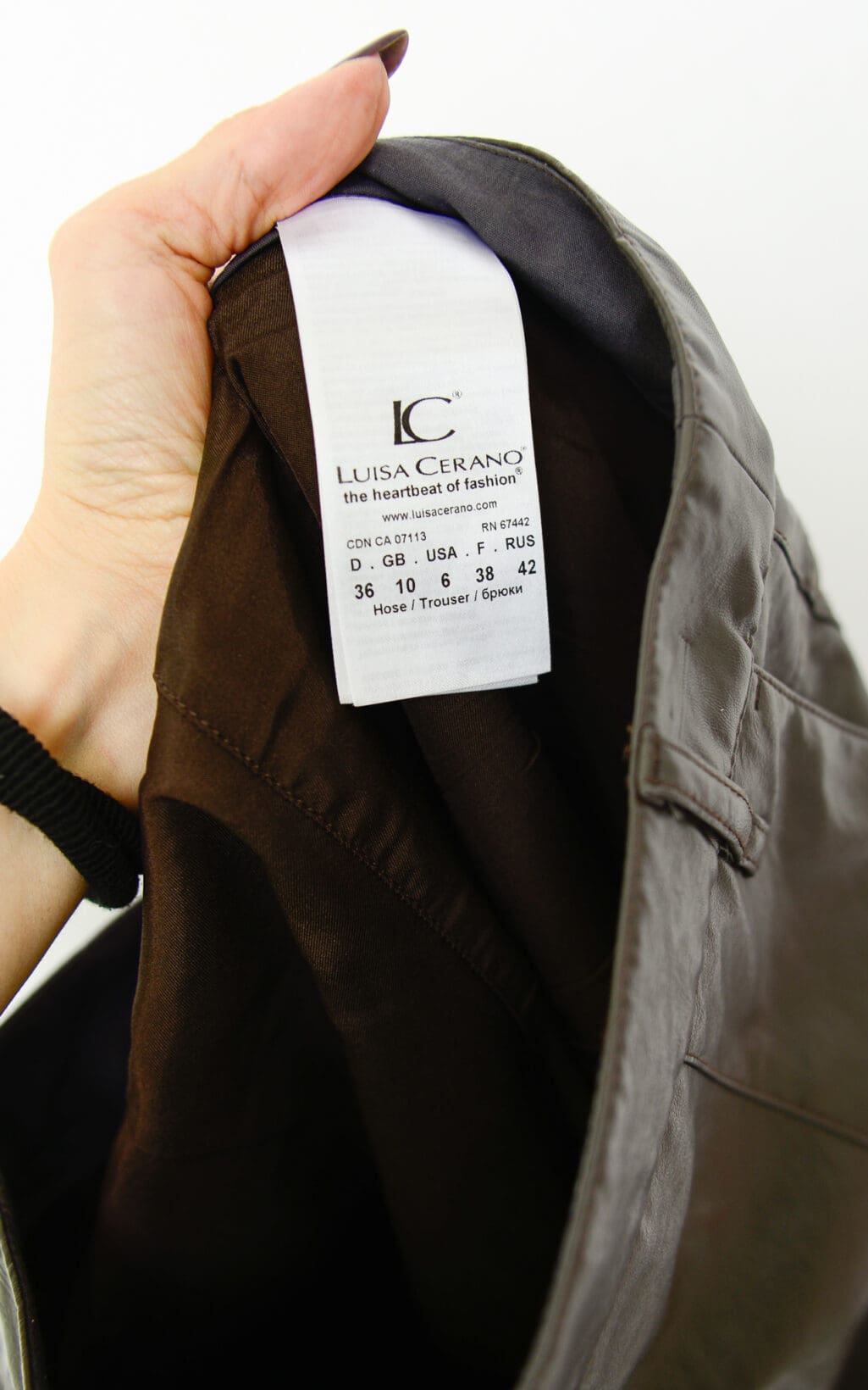 Luisa Cerano Kunstlederhose - Gr. 36