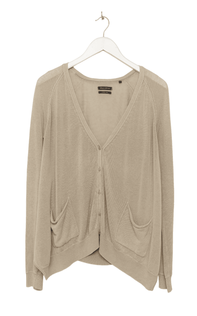 MARCOPOLO CARDIGAN BEIGE-1-Photoroom Marc O'Polo Cardigan - Gr. S