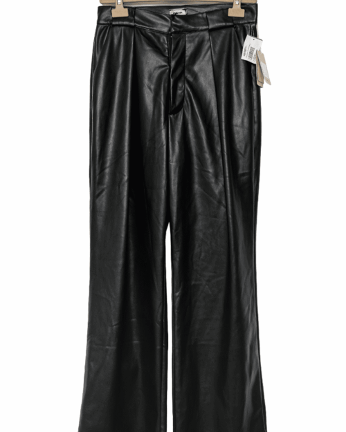 MOTHER Faux-Leather Hose - W28