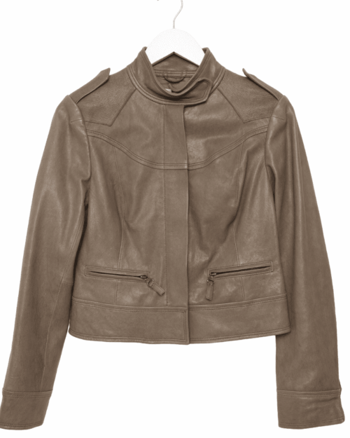 Ren&eacute; Lezard Lederjacke - Gr. 36