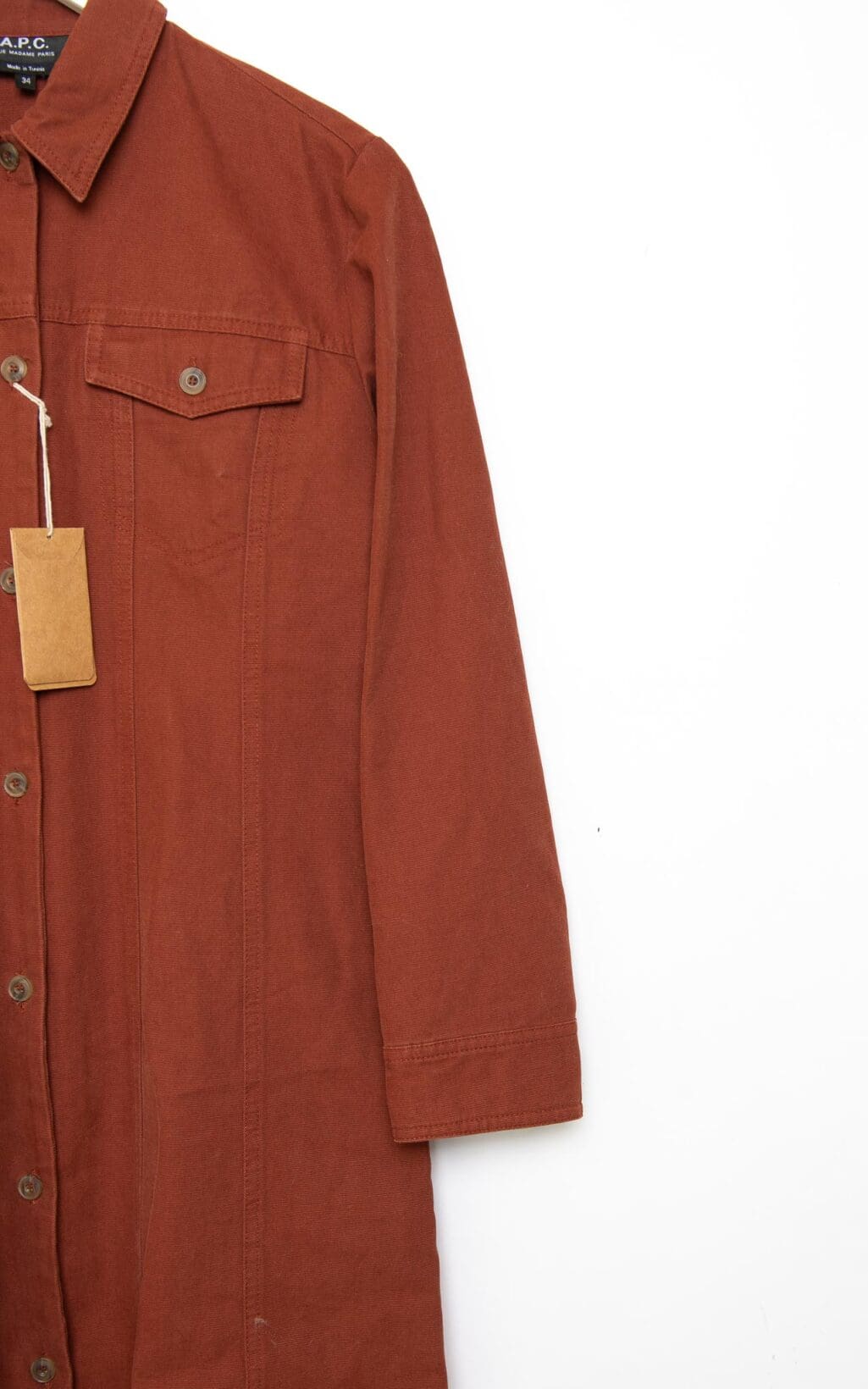 A.P.C. Kleid Alpine Brique - Gr. 34