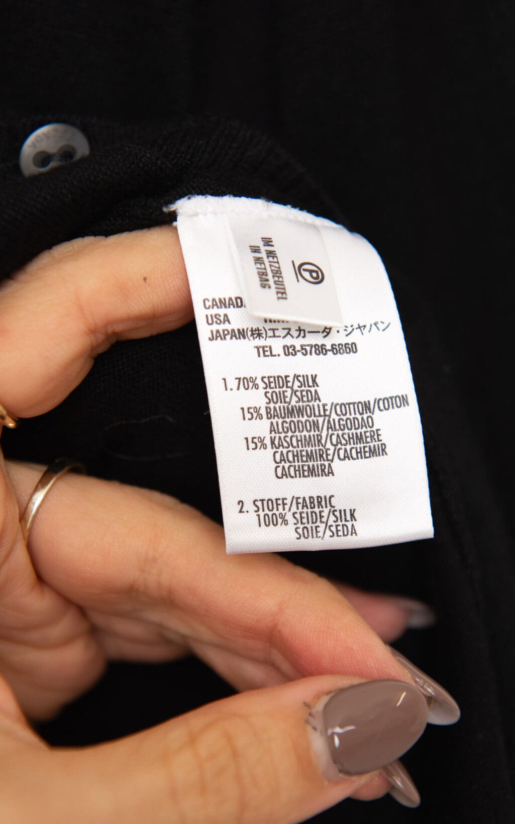 Escada Silk Cashmere Cardigan - Gr. 44