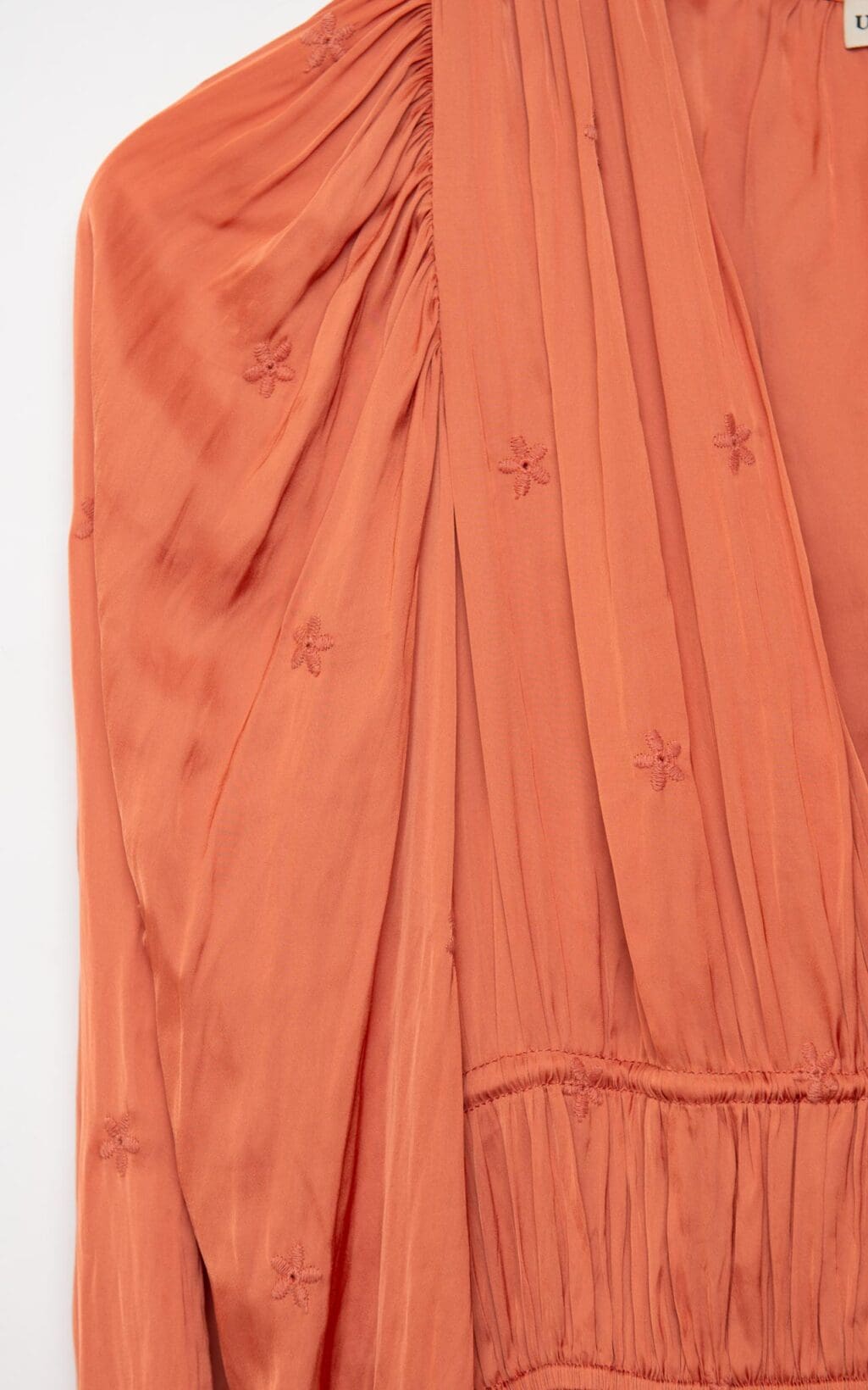 Ulla Johnson Rust Eyelet Millie Kleid - Gr. M