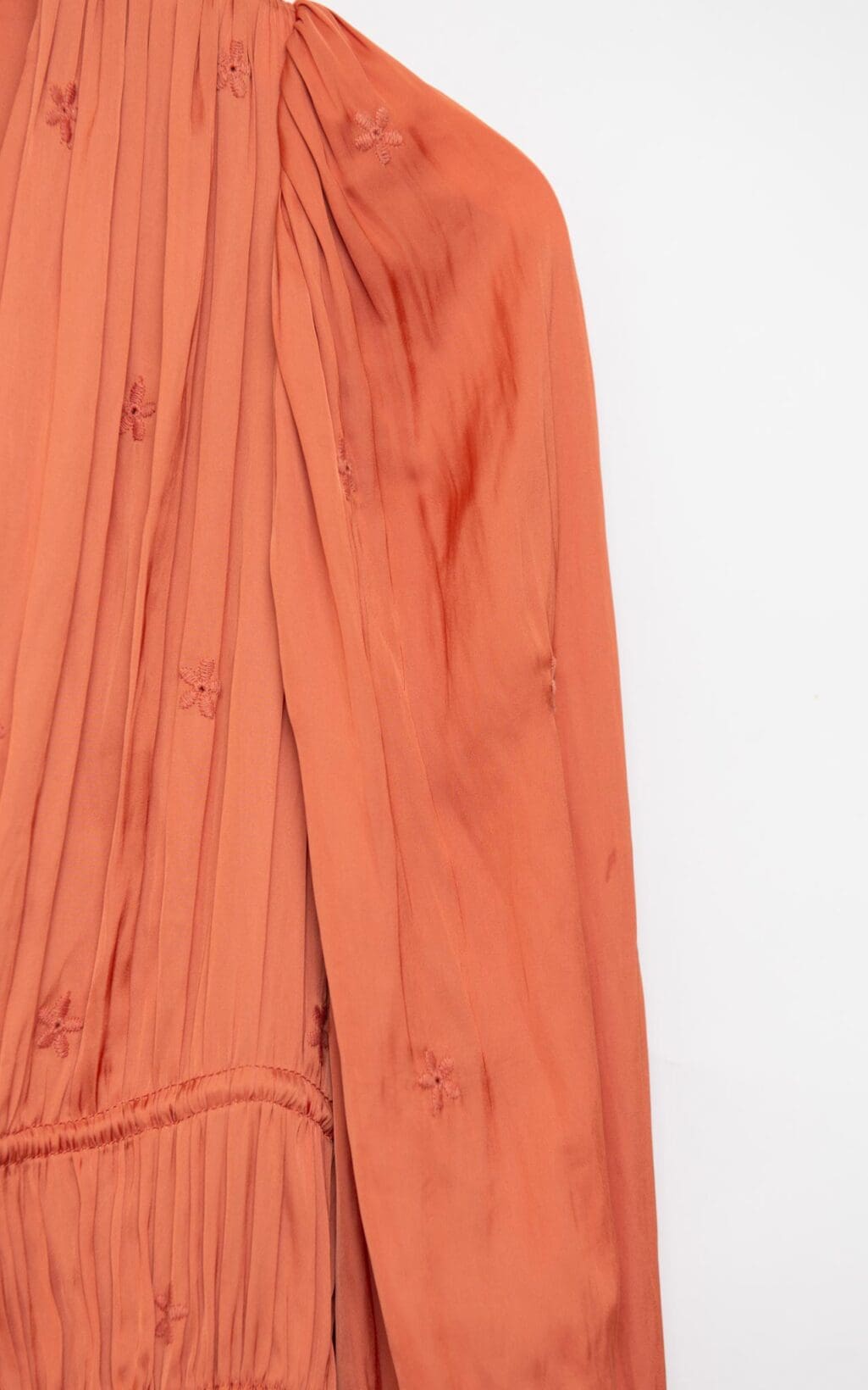 Ulla Johnson Rust Eyelet Millie Kleid - Gr. M