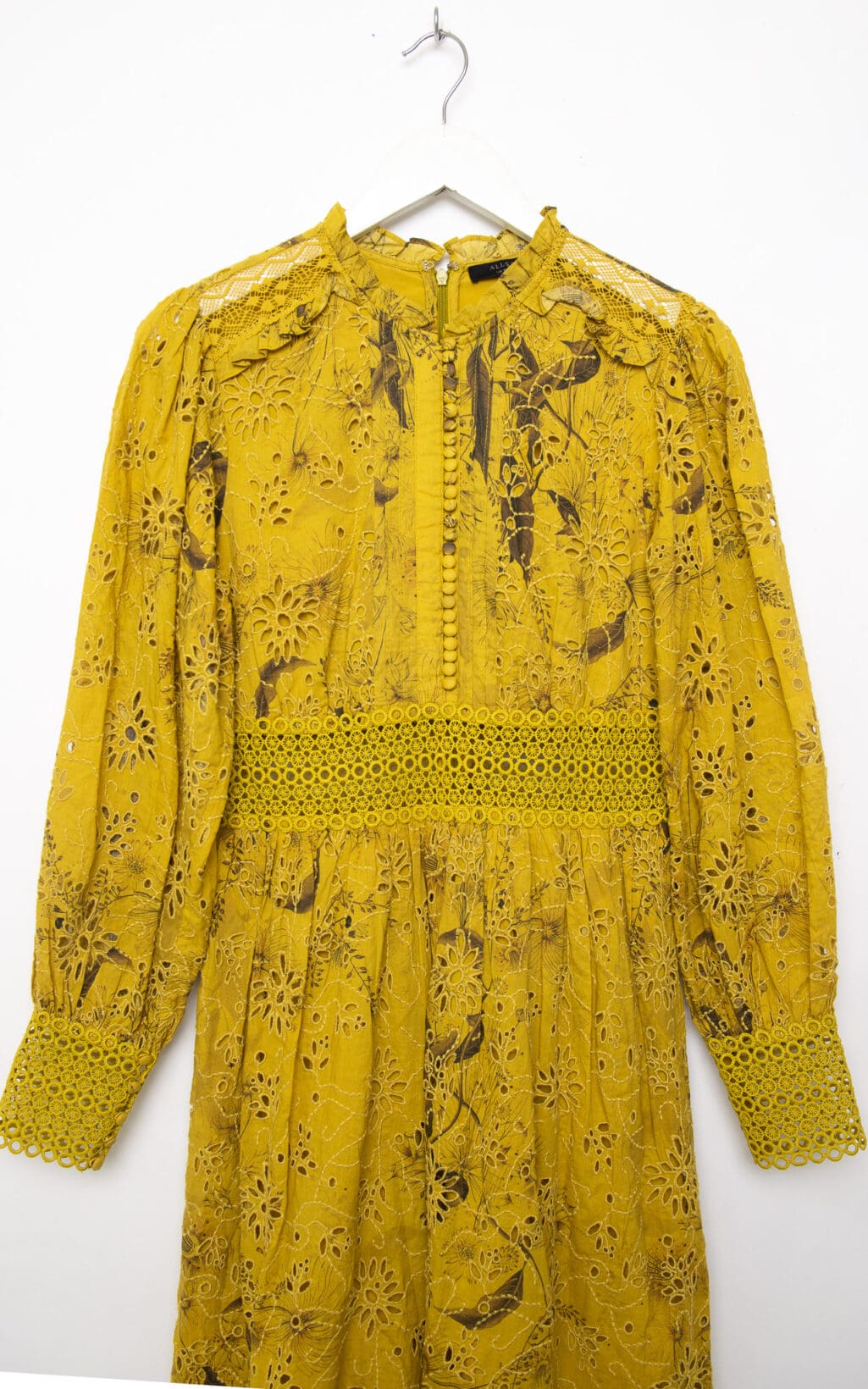 Allsaints Sia Demoir Broderie Kleid - Gr. 36