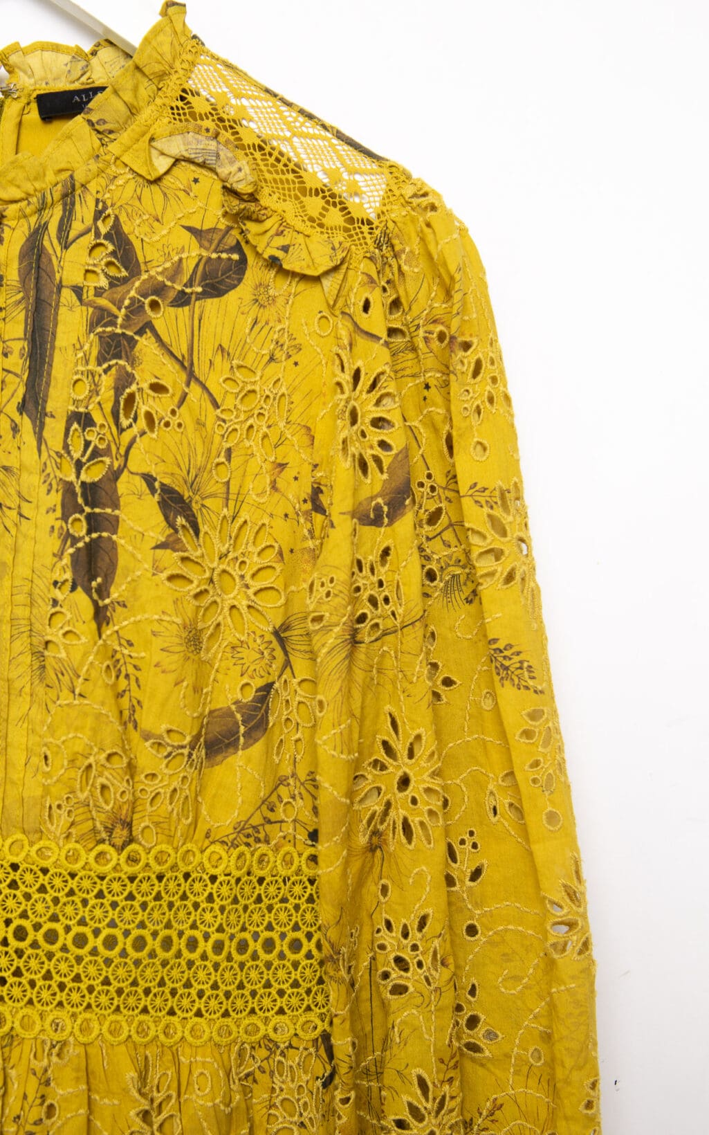 Allsaints Sia Demoir Broderie Kleid - Gr. 36