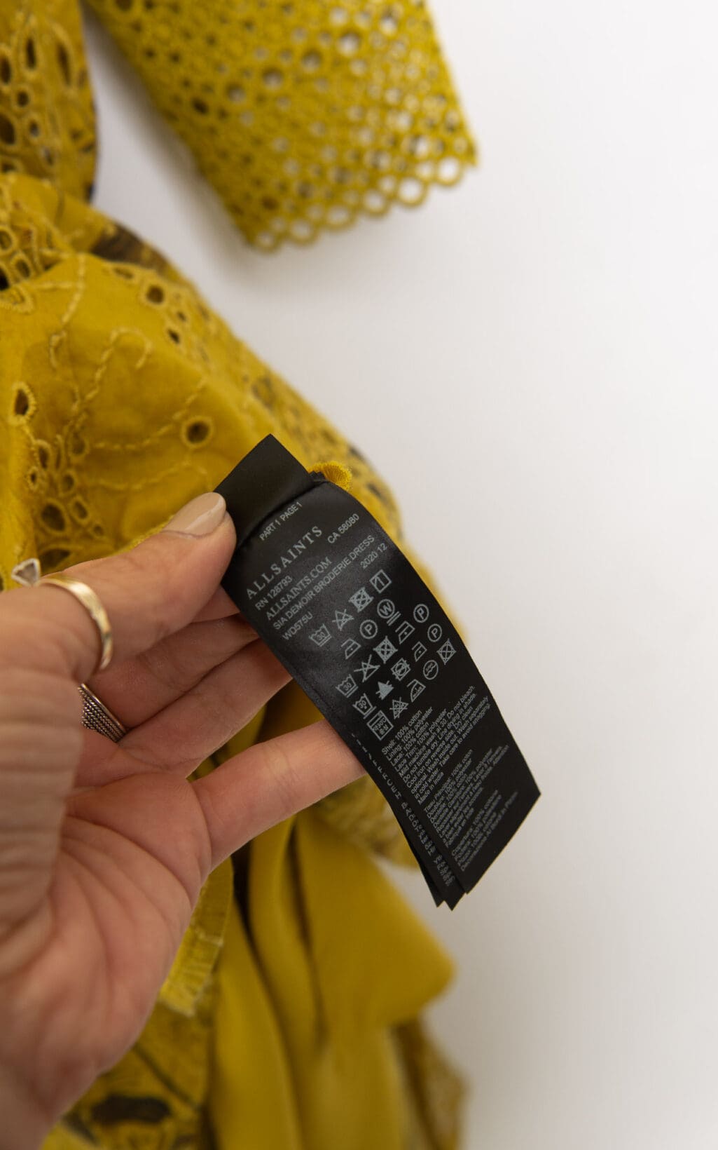 Allsaints Sia Demoir Broderie Kleid - Gr. 36