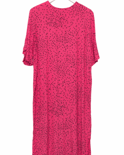 GIANNI BARRA CREPE-8-Photoroom Ganni Barra Crepe Kleid - Gr. 38