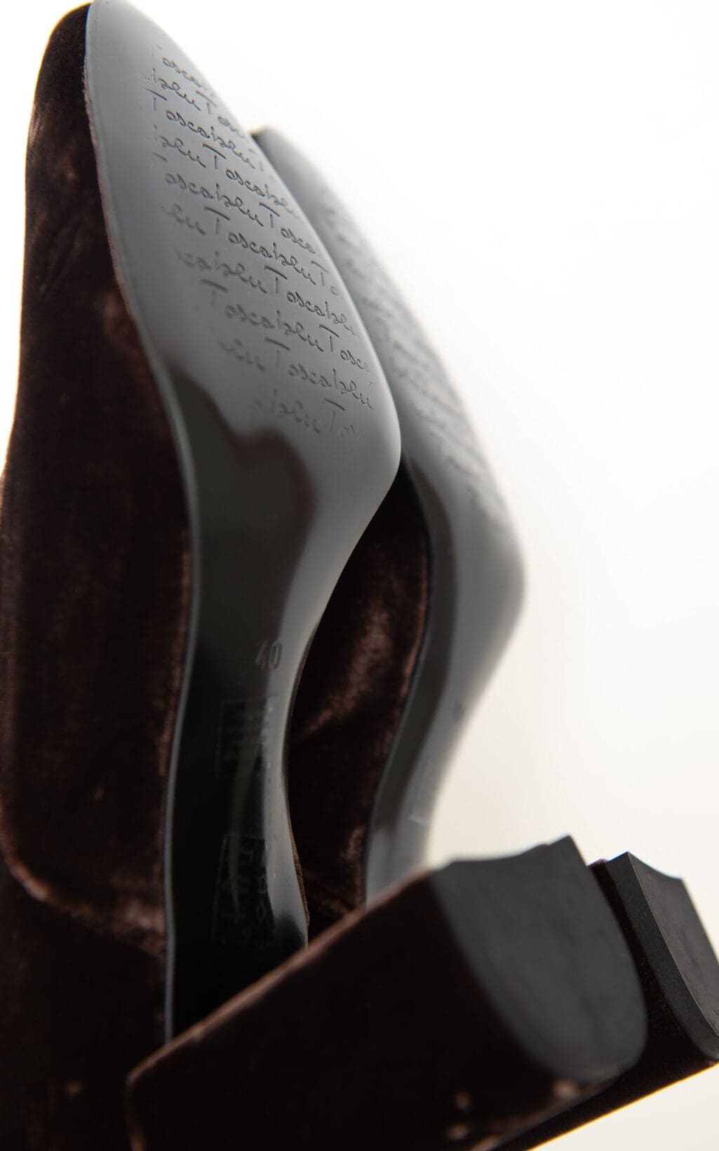 Tosca Blu Ankle Satin Boots - Gr. 40