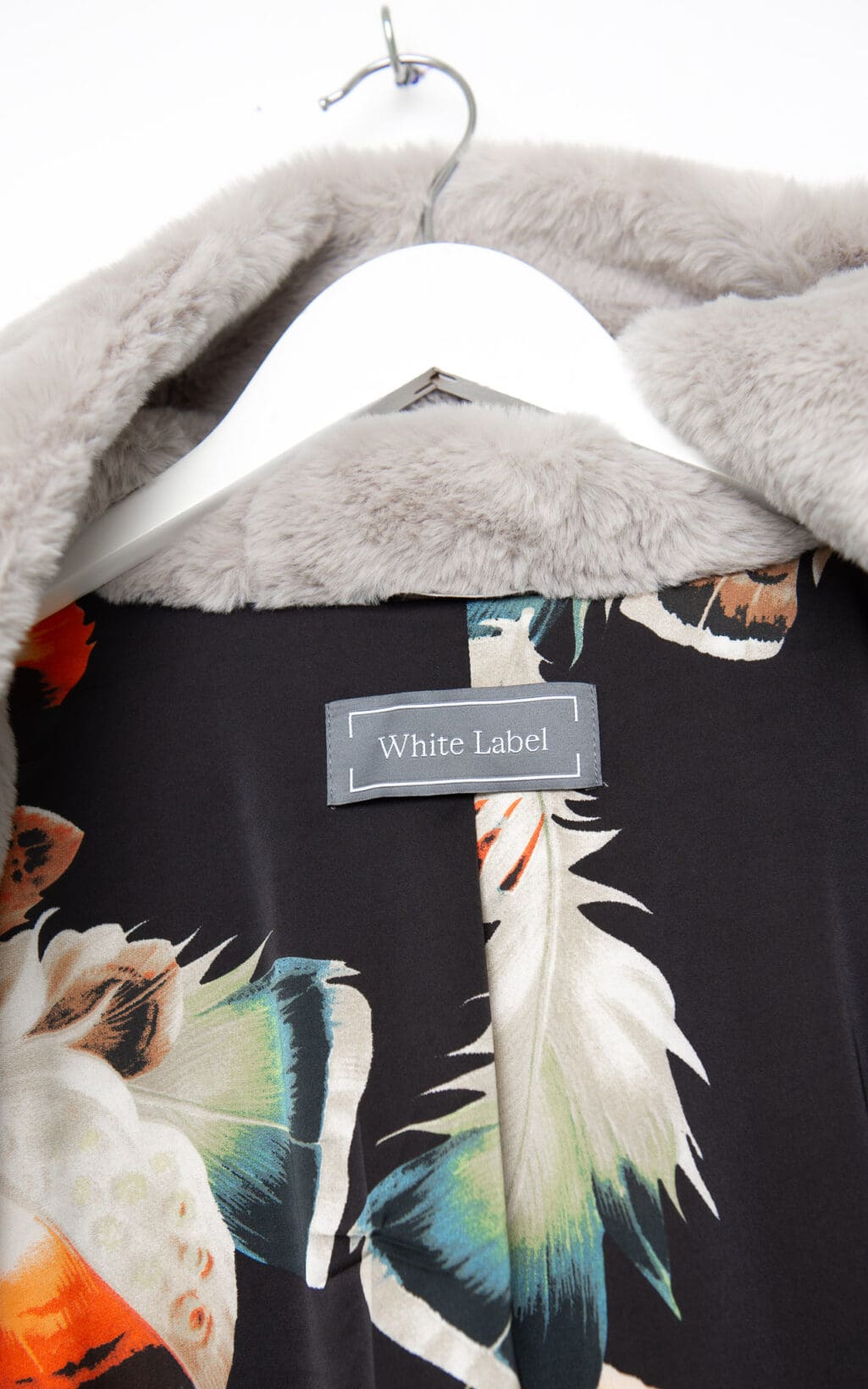 White Label Faux-Fur Mantel - Gr. 44