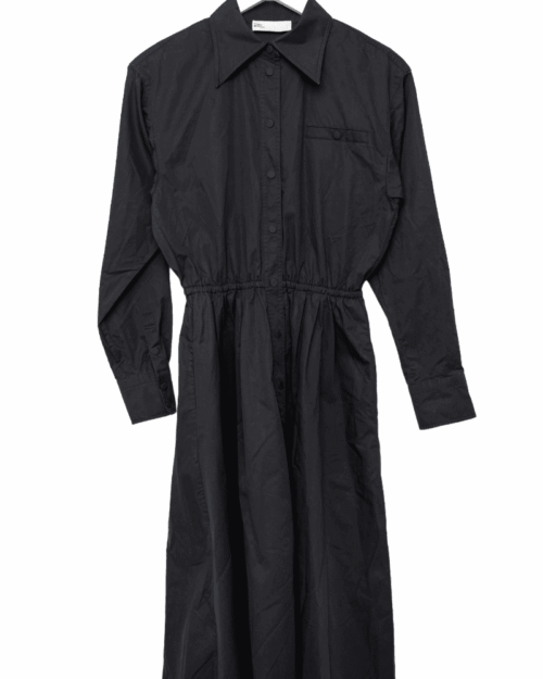 tory burch kleid-1-Photoroom Tory Burch Elenor Cotton-Poplin Midi Blusenkleid - Gr. 36