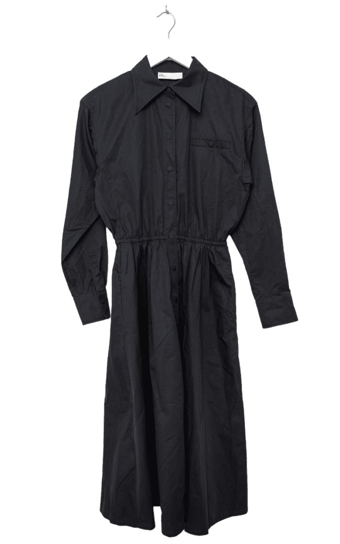 Tory Burch Elenor Cotton-Poplin Midi Blusenkleid - Gr. 36