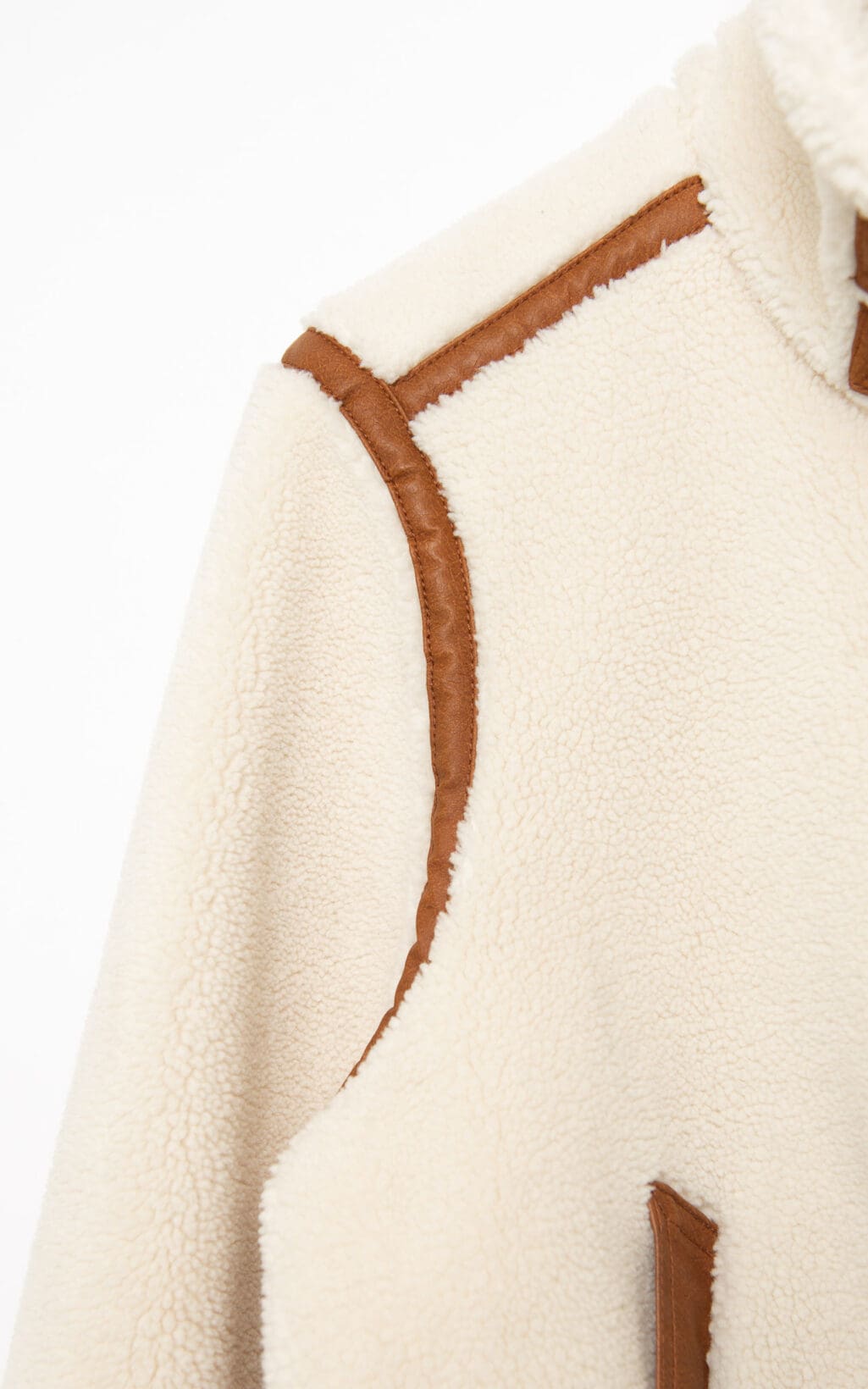 Blank NYC Sherpa Moto Jacke - Gr. M/L