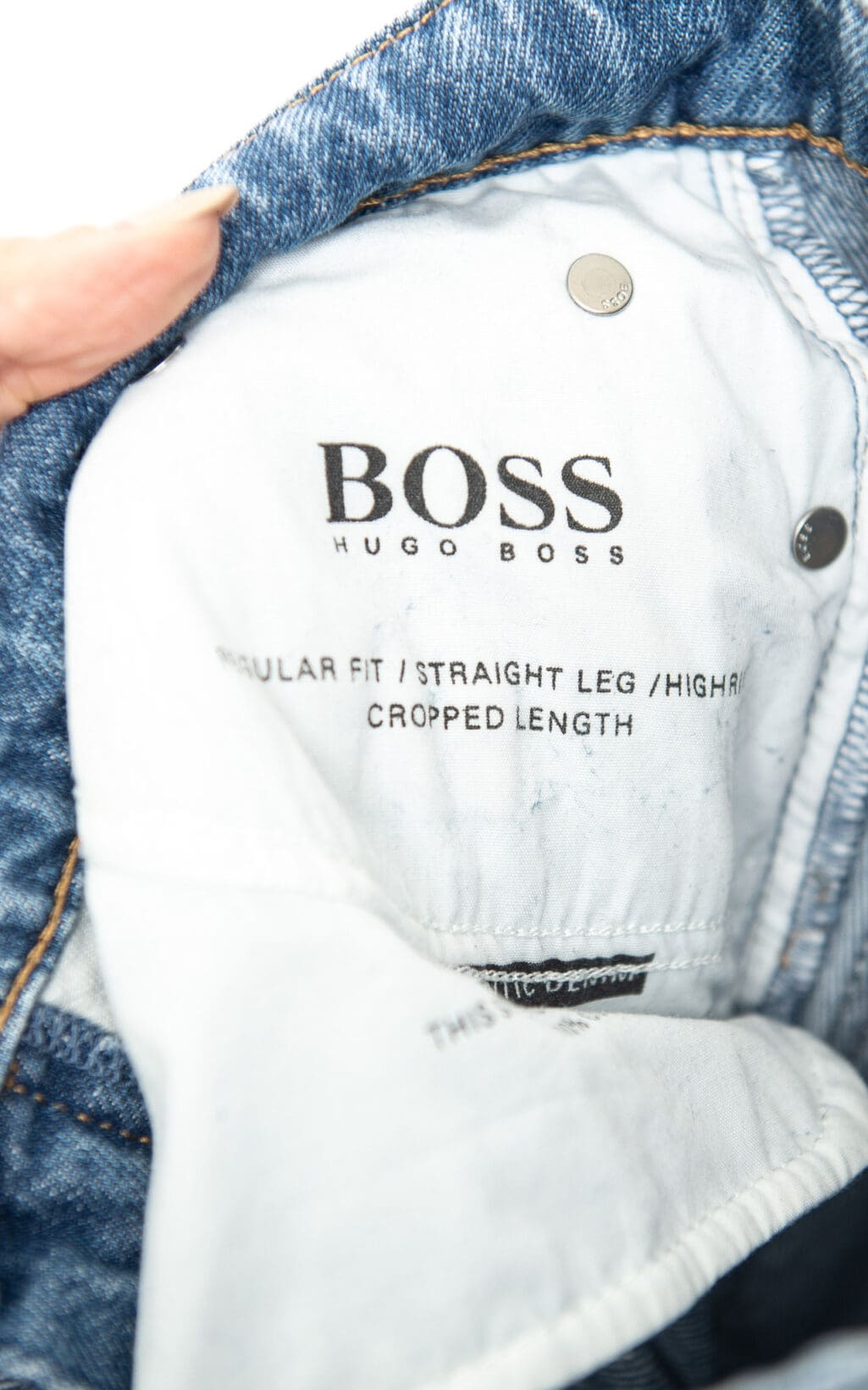 Hugo Boss Highrise Straight Jeans - W27