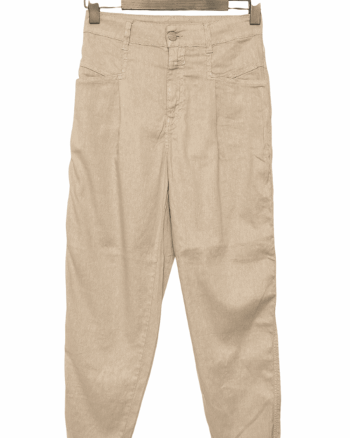 CLOSED HOSE BEIGE-01-Photoroom CLOSED Hose Linen Blend - W25