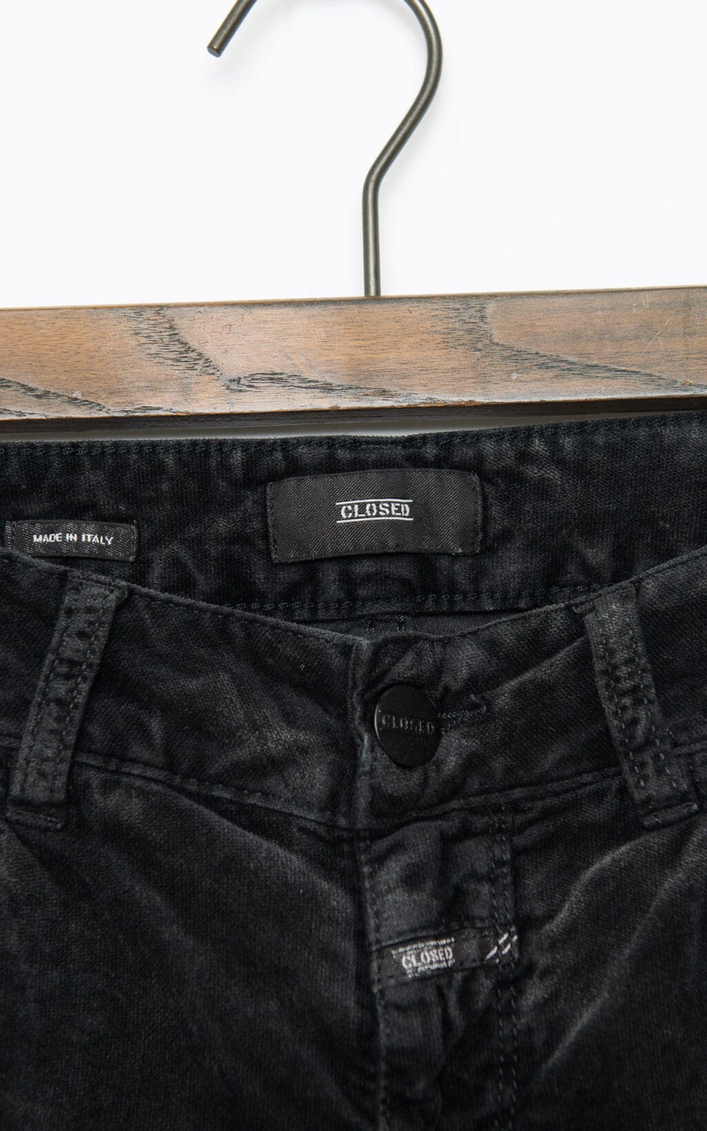 Closed Satin Hose - W27