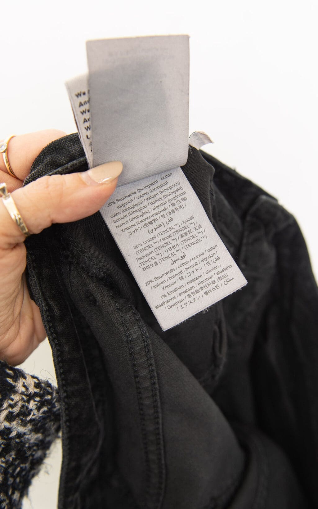 Closed Satin Hose - W27