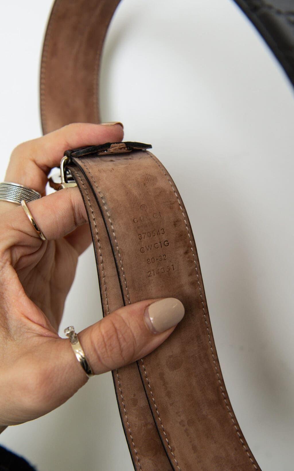 Gucci GG Guccissima G&uuml;rtel Gurtel