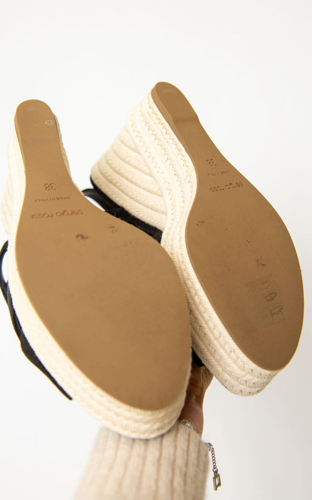 Sergio Rossi Royal Nero Sandalen - Gr. 38