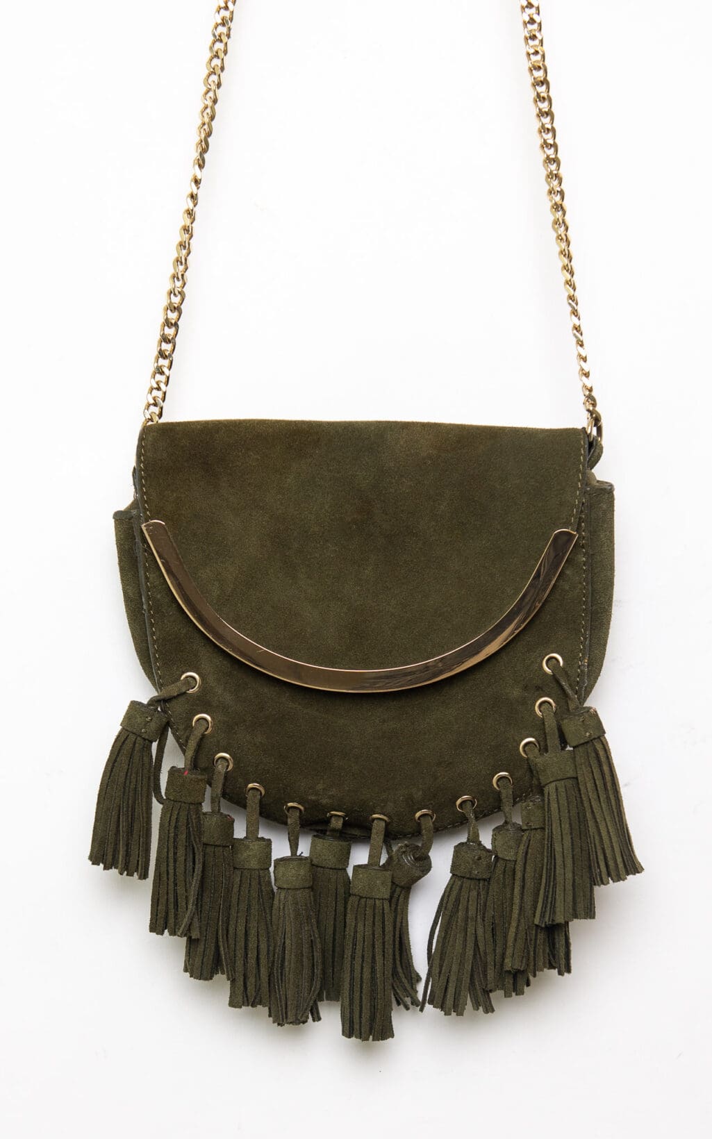 Zara Boho Ledertasche