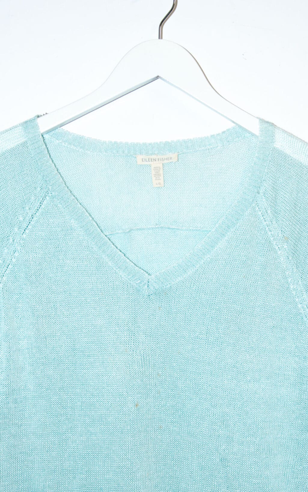 Eileen Fischer Leinen-Pullover - Gr. L