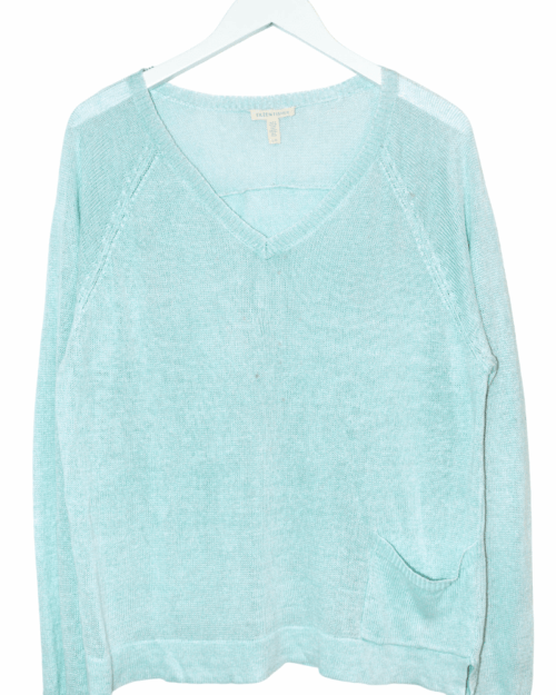 Eileen Fischer Leinen-Pullover - Gr. L