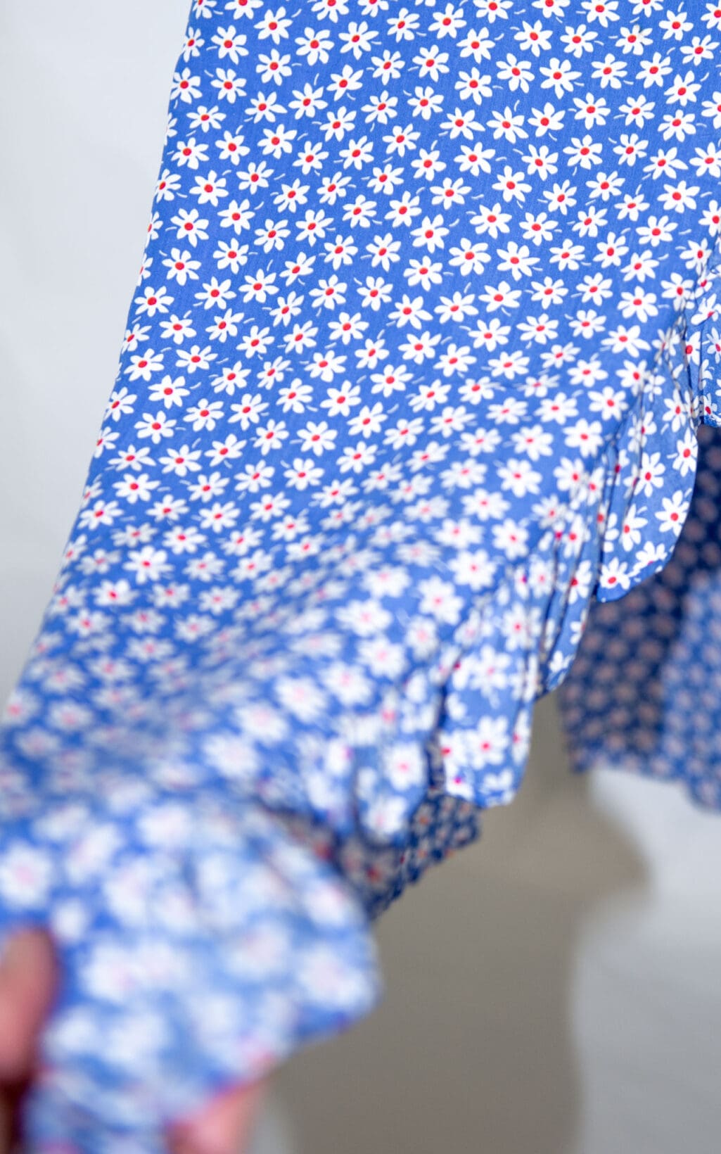 Madewell Ruffled Wrap Maxi Kleid - Gr. 36