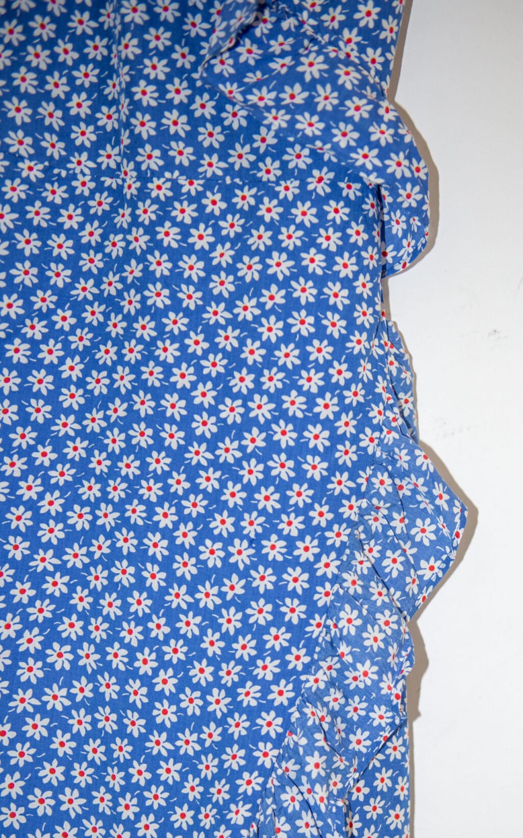 Madewell Ruffled Wrap Maxi Kleid - Gr. 36