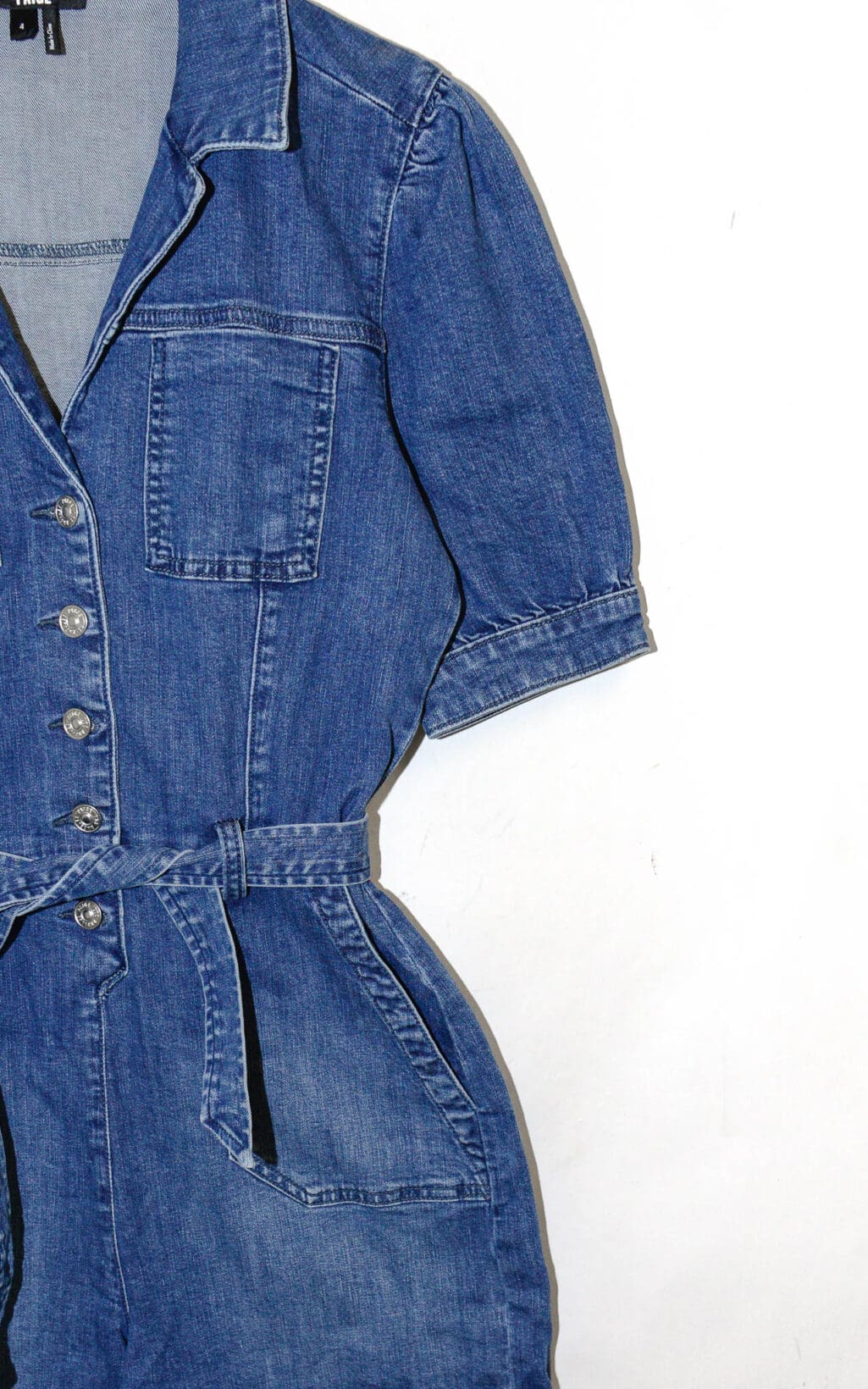 Paige Mayslie Denim Romper - Gr. S