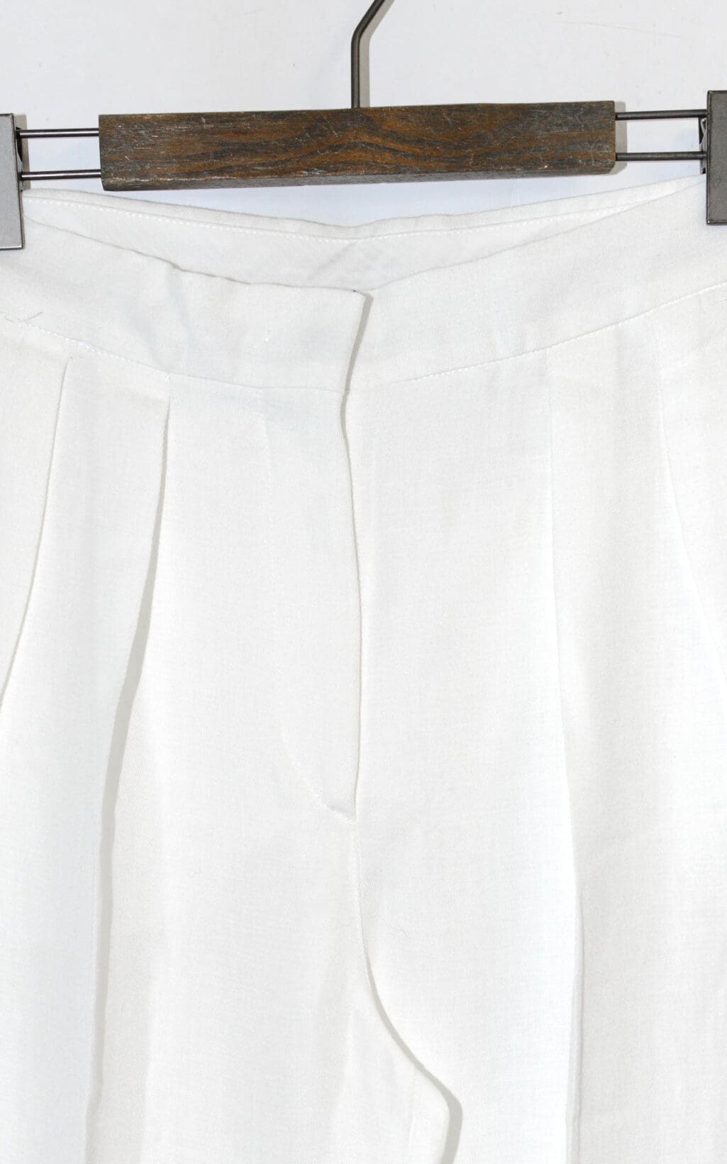 Sportmax wei&szlig;e Wide-Leg Hose, Secondhand, mit weitem Schnitt und hochgezogenem Bund.