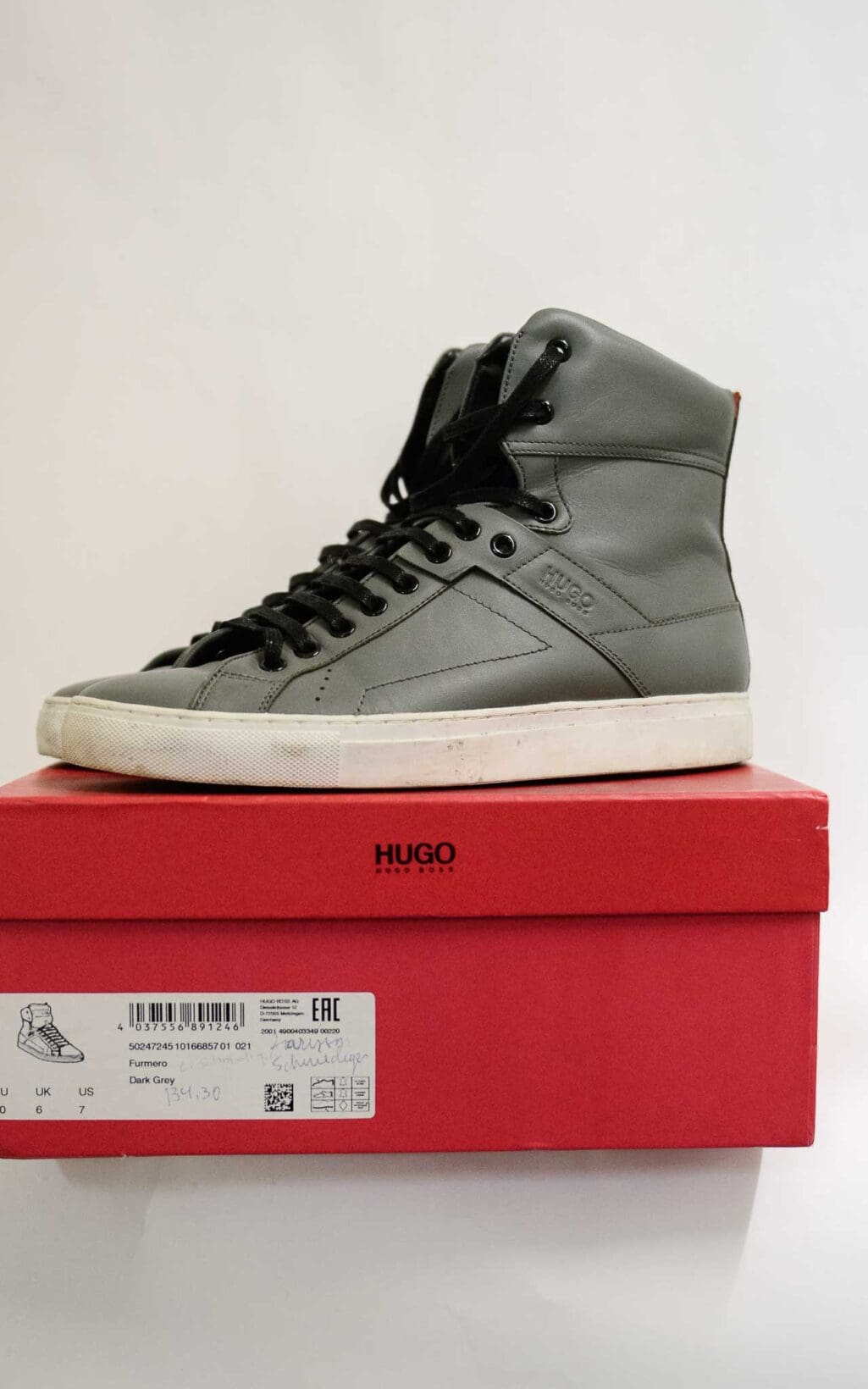 BOSS Leder Sneaker - Gr. 40